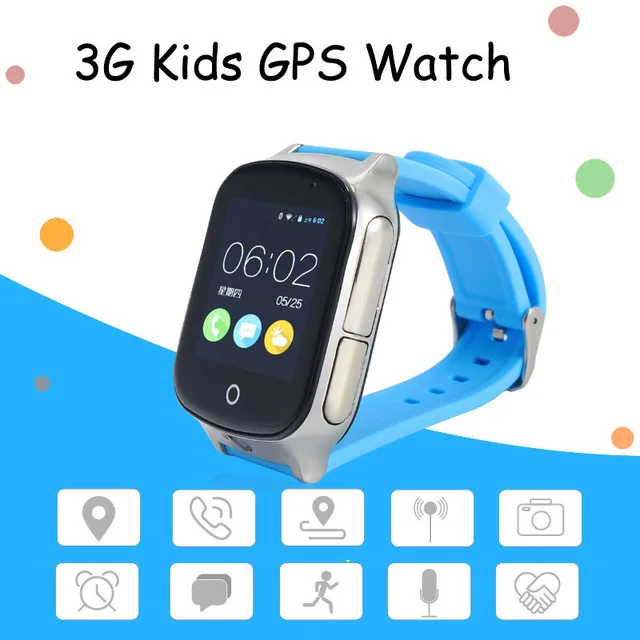 A19 Kid Precise 3G Smart GPS Watch A19 support GPS WIFI SOS LBS Camera Locate Finder emergency call