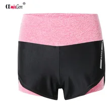 Летние женские спортивные шорты 2in1 фитнес быстросохнущая дышащие эластичные с высокой талией для йоги