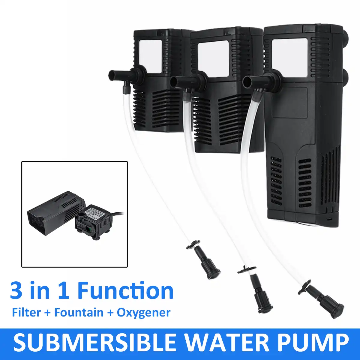 5W Small Pump for Water Fish Tank Electric Water Pump With 700L//H Flow 110V//220V