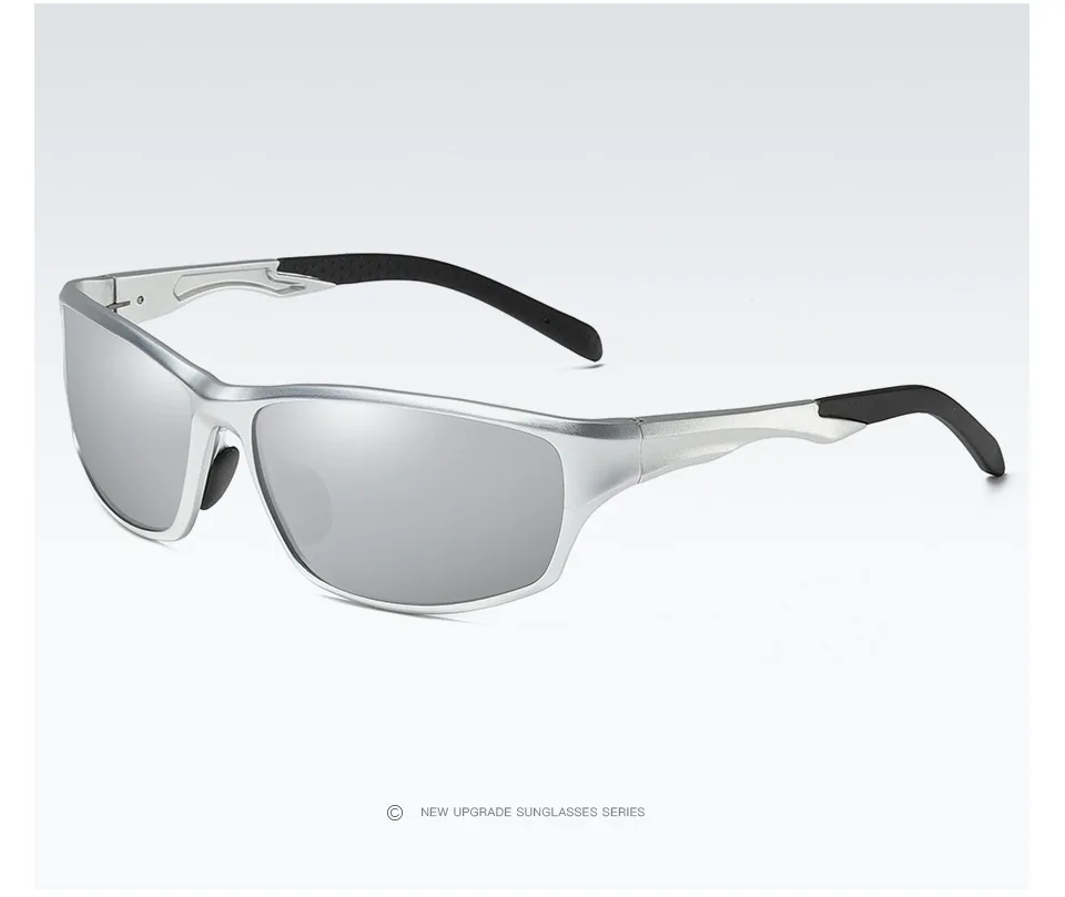 Мужские поляризованные солнцезащитные очки в алюминиево-магниевой оправе в стиле милитари, очки для вождения, солнцезащитные очки UV400, мужские солнцезащитные очки gafas de sol de los hombres