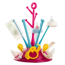 Baby Bottle Drying Racks Infant Feeding Shelf PP+ABS Healthy Bottle Drainer Pacifier Holder Baby Bottle Cups Dryer