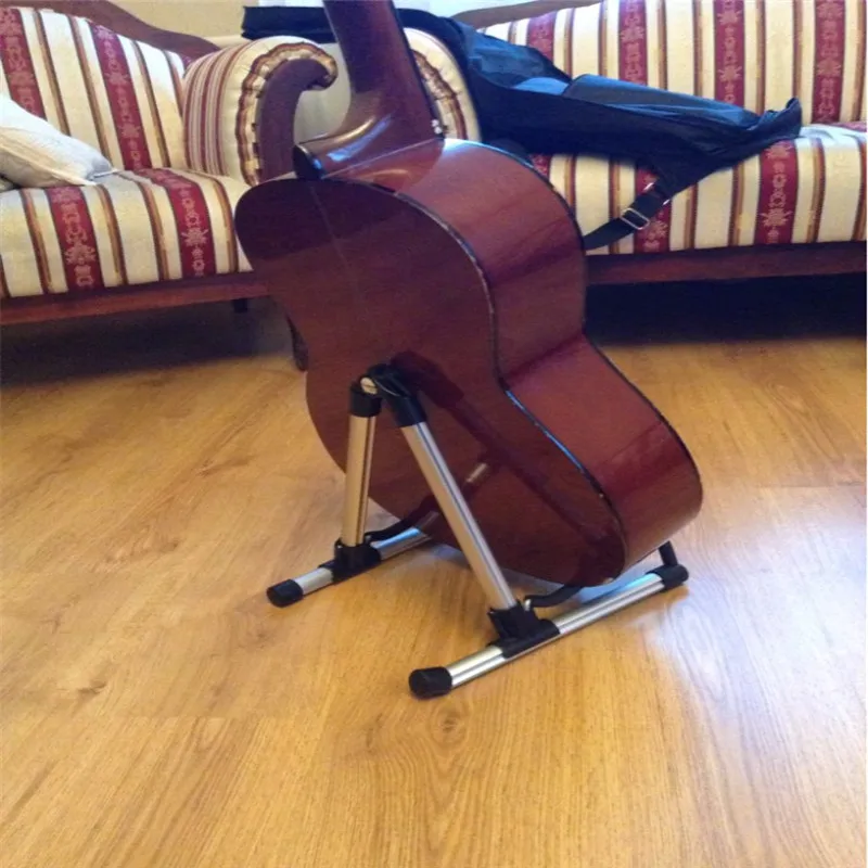 Universal Foldable A-Frame Electric Guitar Floor Stand Holder rack, Portable Guitar Bass Stringed Instrument Stand Holder Universal Foldable A-Frame Electric Guitar Floor Stand Holder rack, Portable Guitar Bass Stringed Instrument Stand Holder