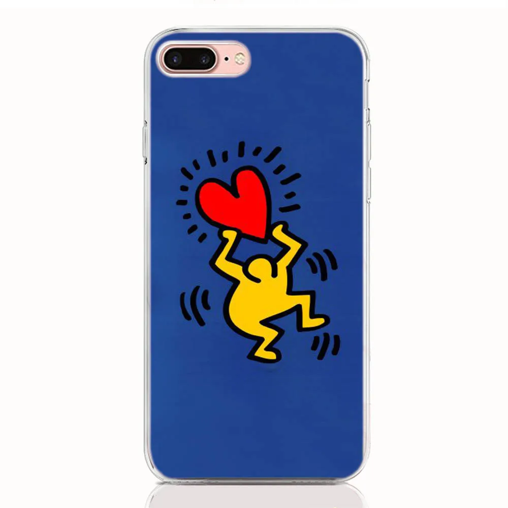 Для Google Pixel 4 4XL 3A XL 3 2 2XL 3XL Мягкий силиконовый чехол из ТПУ с принтом Keith Haring задняя крышка Защитный ковер чехол на корпус телефона - Цвет: A10