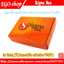 Gsmjustoncct версия Sigma Box 9 кабелей Базовая Активация