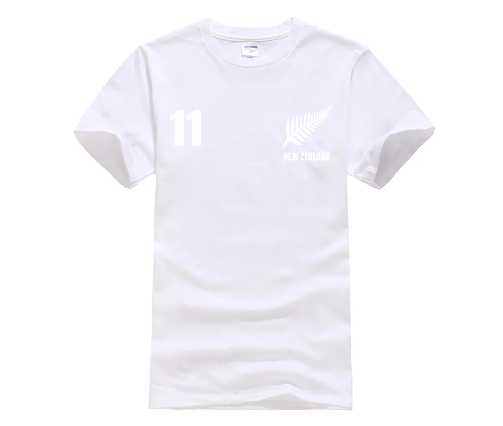 Phiking Новая Зеландия Rugbies Толстовка для футболиста футболка модные футболки Slim Fit o-образным вырезом Топ для мужчин бренд печатных хлопок рубашки - Цвет: white