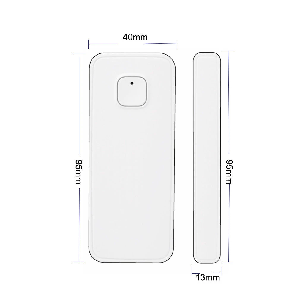 Новейший дверной, оконный датчик, детектор, зазор, беспроводной комплект для умного дома, контактный колокольчик, сигнализация, совместимый с Alexa Google Home Homekit