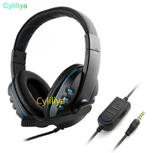 100 шт проводной 3,5 мм gaming Headset Наушники Музыка микрофон для PS4 XBOX-ONE игры PC чат fone де ouvido наушники