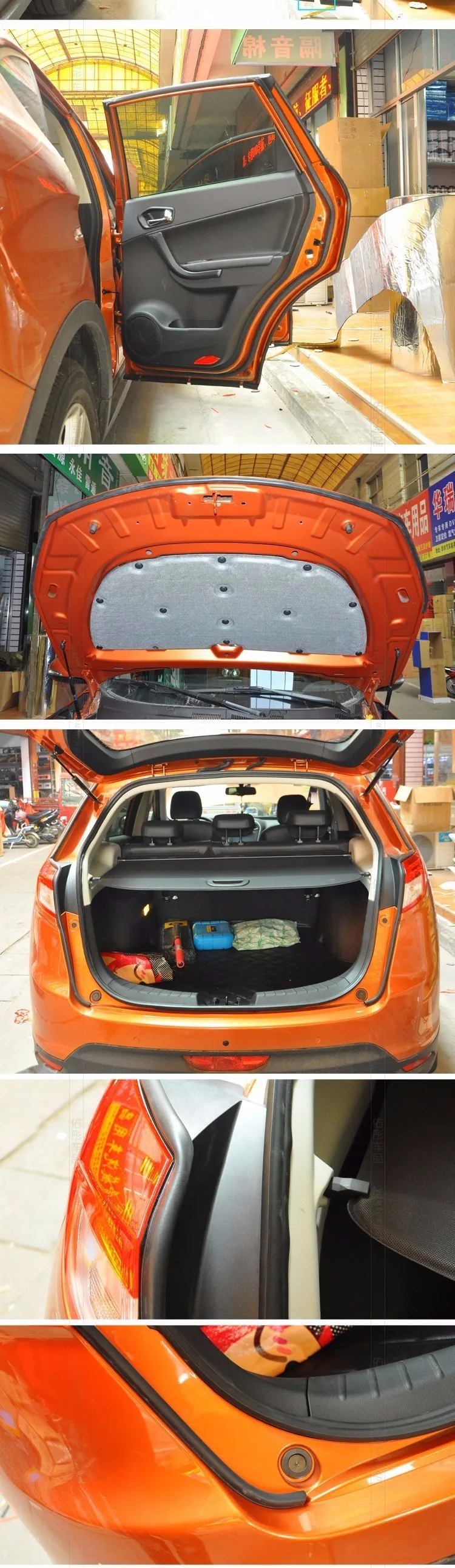 1 метр D Z P Тип 3 м клейкое автомобильное резиновое уплотнение звукоизоляция отделка края шумоизоляция двери автомобиля уплотнительная прокладка уплотнитель