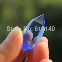 

VOGEL Style Synthetic Blue QUARTZ CRYSTAL DT POINT Healing 8g