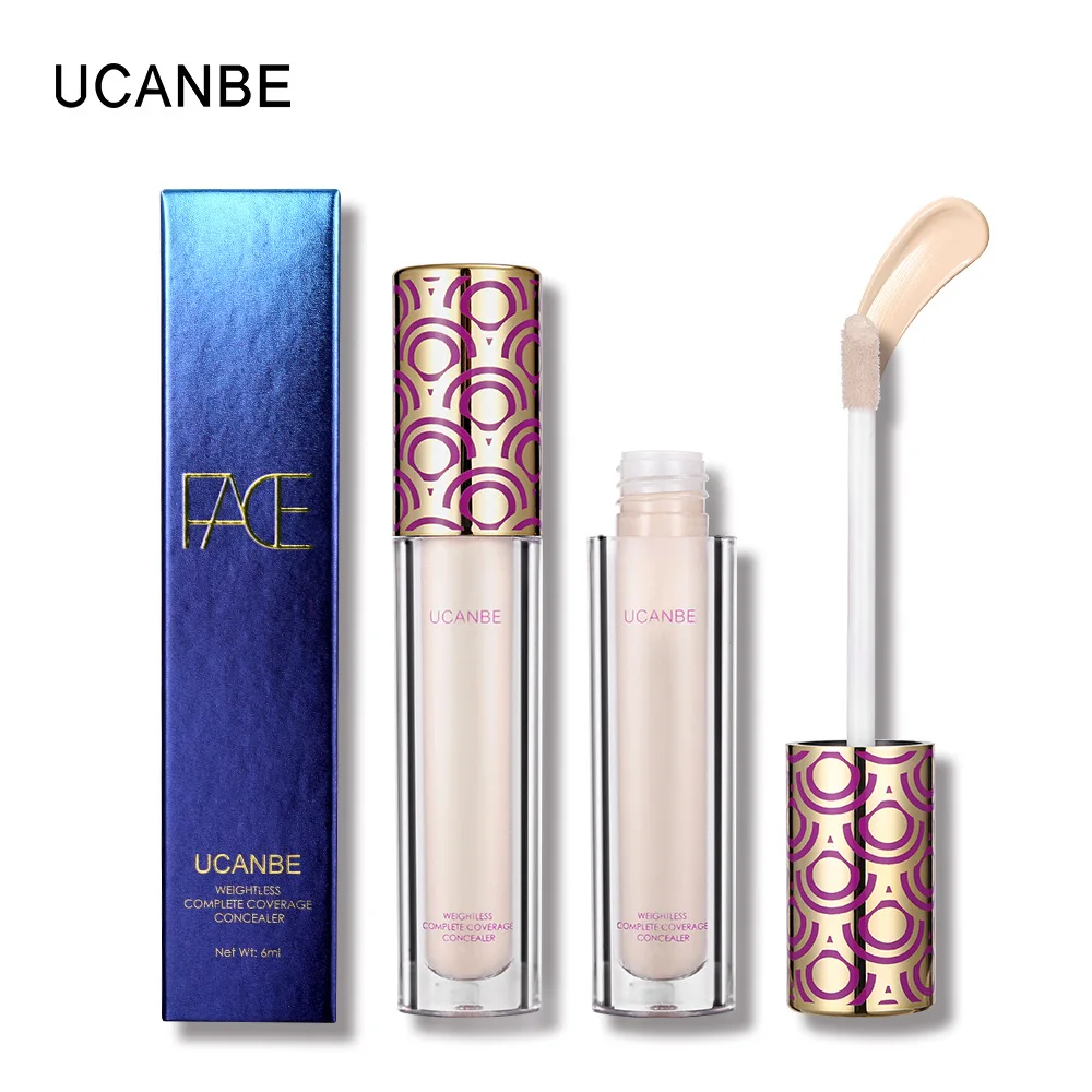 

UCANBE 2018 Liquid Concealer Makeup Long Lasting Perfect Cover Face Flaws Lightweight Concealer Cream Brighten Contour Cosmetic