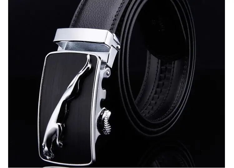 

Belt men's High quality extension 160 cm belt automatic buckle leopard leather belt Men's leather belt cinto feminino bentley