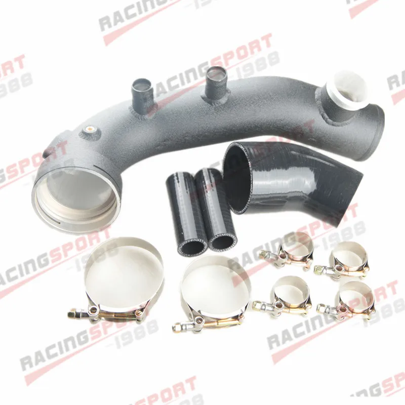 

Intake Turbo Charge Pipe Cooling Kit For BMW N54 E88 E90 E92 135i 335i Black