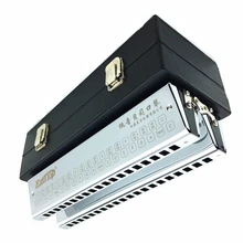 Easttop Brand Double Row Bass Orchestra-Harmonica Silver Professional Music Instruments Armonica Mouth Ogan Bass gaitas de boca