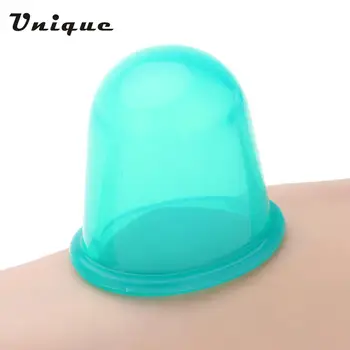 

1pc Food-grade Silicone Fire Cupping Health Care Anti Cellulite Vacuum Silicone Massage Cupping Cup Random Color