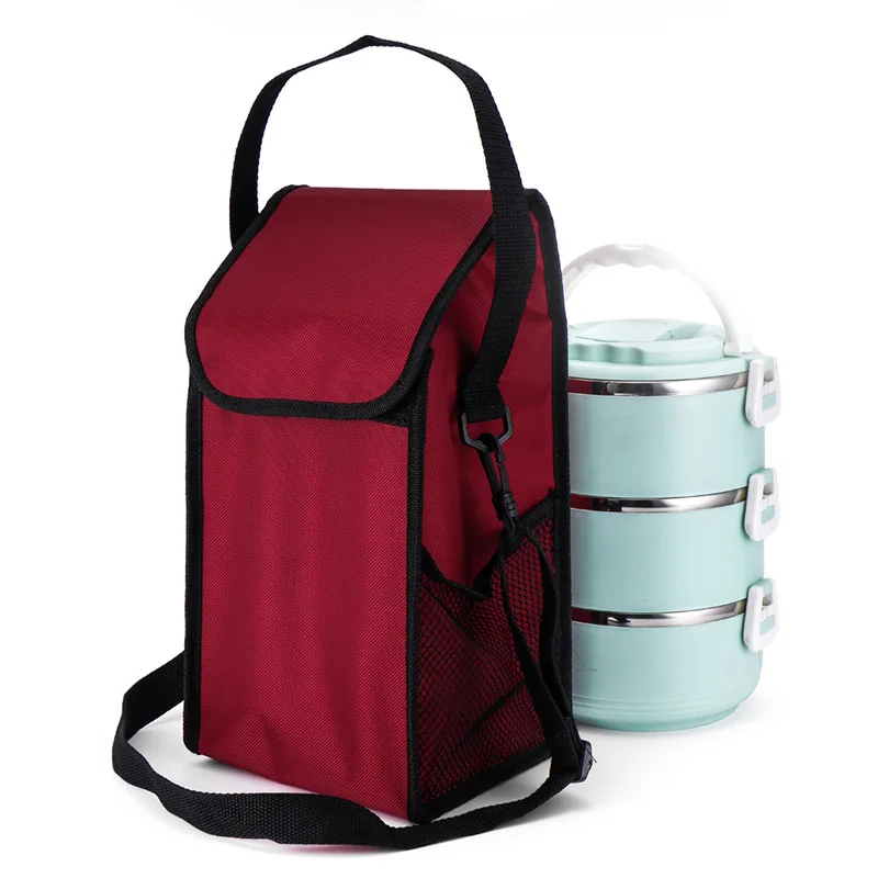 Lunch Tote Cooler Thermo Food Bags Washable Picnic Thermal Insulated