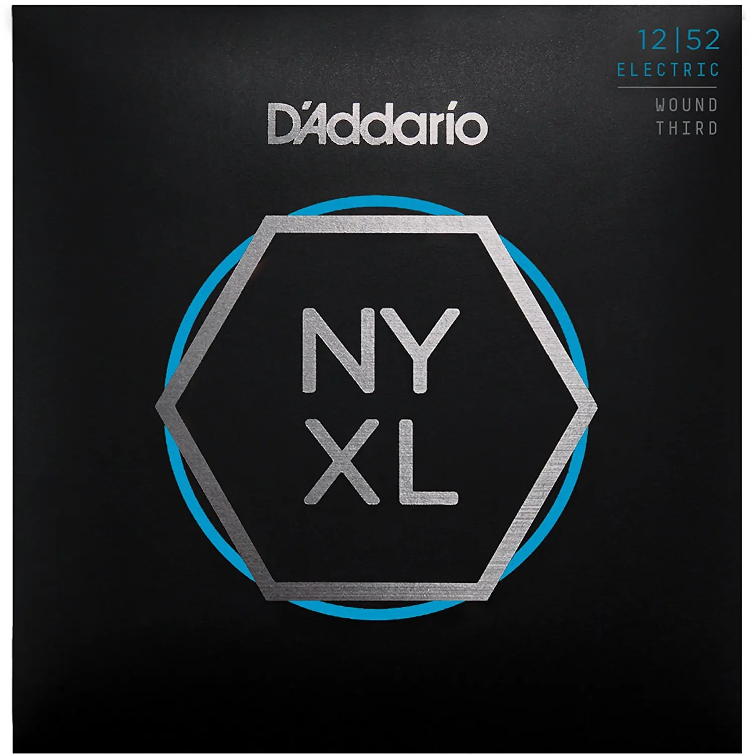 

D'Addario NYXL1252W / NYXL1356W Nickel Wound Electric Guitar Strings, Light Wound 3rd, 12-52 / 13-56