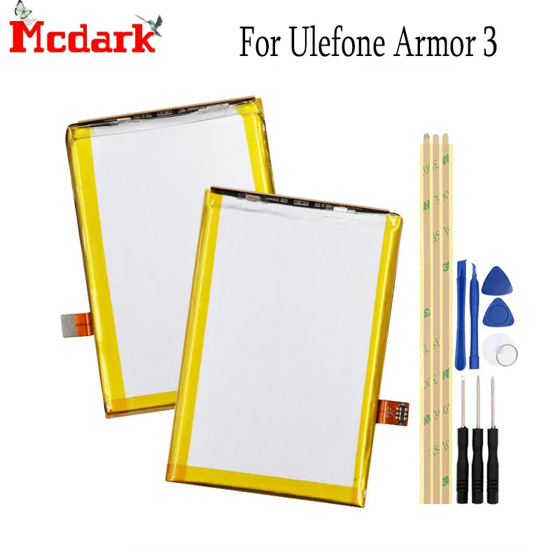 

For Ulefone Armor 3 Battery Replacement High Quality Large Capacity 10300mAh Back Up Bateria with tools