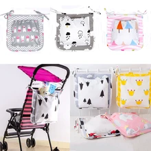 Многофункциональная сумка для детских подгузников с мультипликационным принтом; детская коляска; дорожная сумка с карманом для хранения; Милая прикроватная кроватка; хлопковые подвесные сумки для подгузников для мам