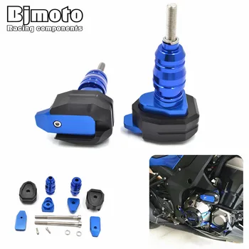 

BJMOTO Motorcycle Frame Sliders Anti Crash Engine Guard Pad For Yamaha MT09 FZ-09 FZ09 14-18 Side Shield Protector Z900 MT03