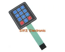 3X4 Matrix Keyboard For Arduino Array Module 12 Key Membrane Switch Expansion Keypad Panel 3*4 Control Microprocessor AVR
