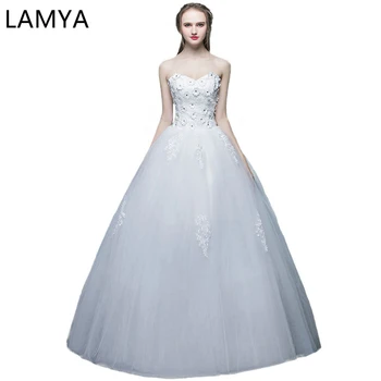 

Cheap Plus Size Bride Dresses Appliques Ball Gown Sweetheart Fashionable Vestidos De Noiva Gowns short lace wedding dress