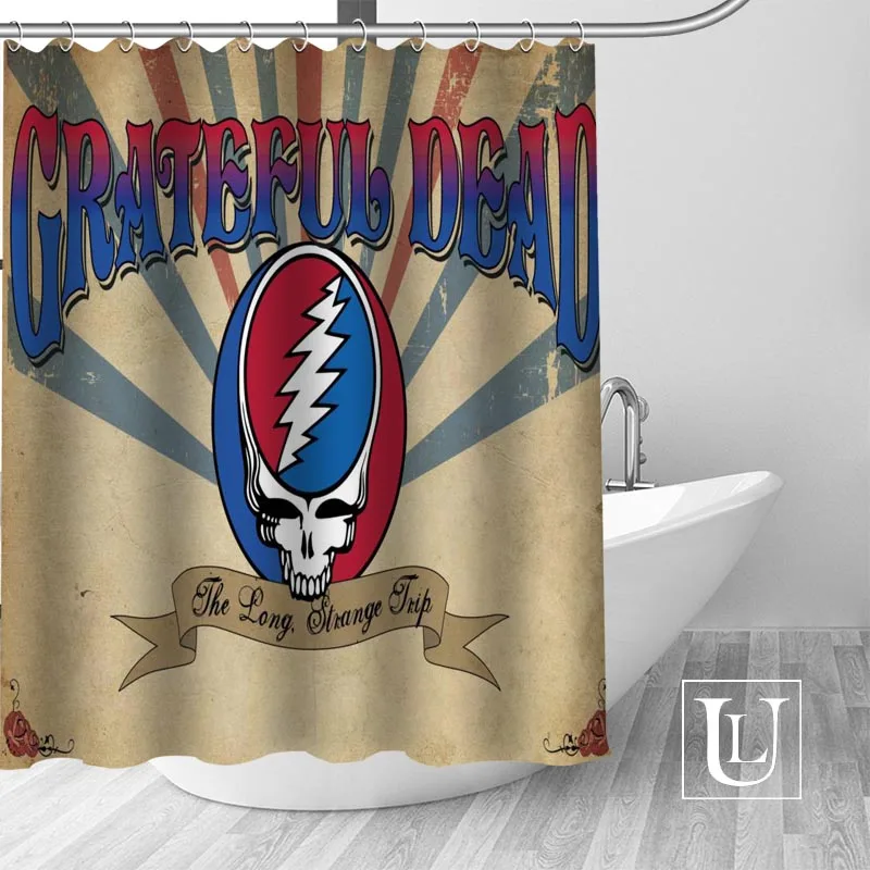 Big Sale New Custom Grateful Dead Modern Shower Curtain with Hooks