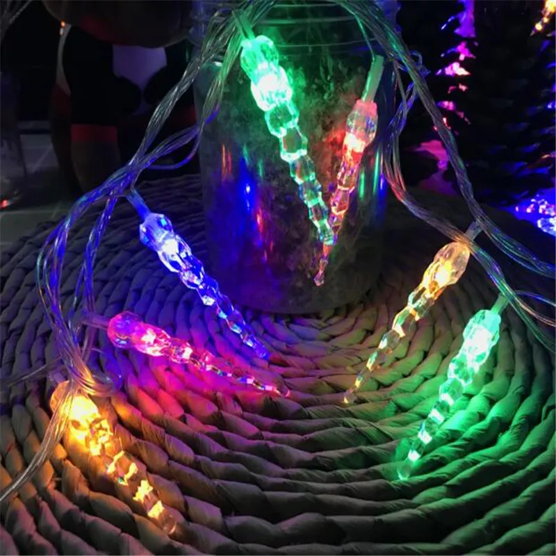 Holiday Lighting 10M 100LED Icicle Home Xmas Decoration Christmas Lights Outdoor Waterproof Fairy Curtain String Lights Holiday Lighting 10M 100LED Icicle Home Xmas Decoration Christmas Lights Outdoor Waterproof Fairy Curtain String Lights