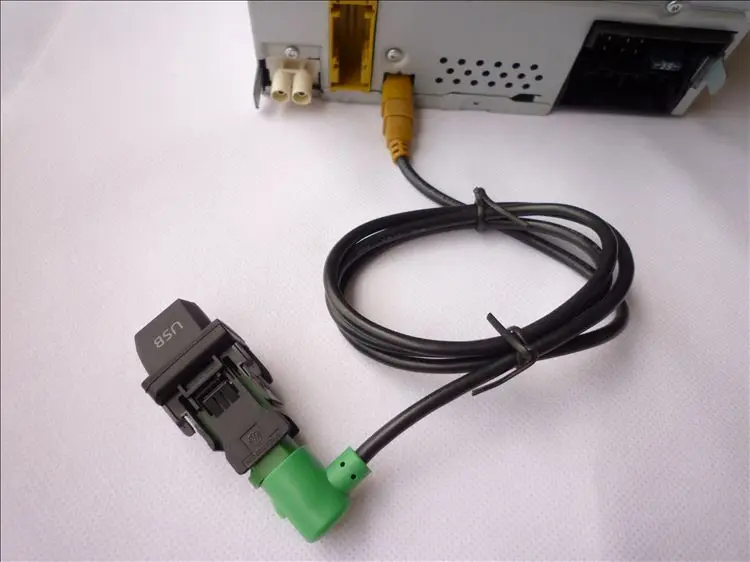 Высокое качество для VW Lavida Golf 6 BORA Sagitar RCD510 переключатель с usb-разъемом и пуговицы и кабель