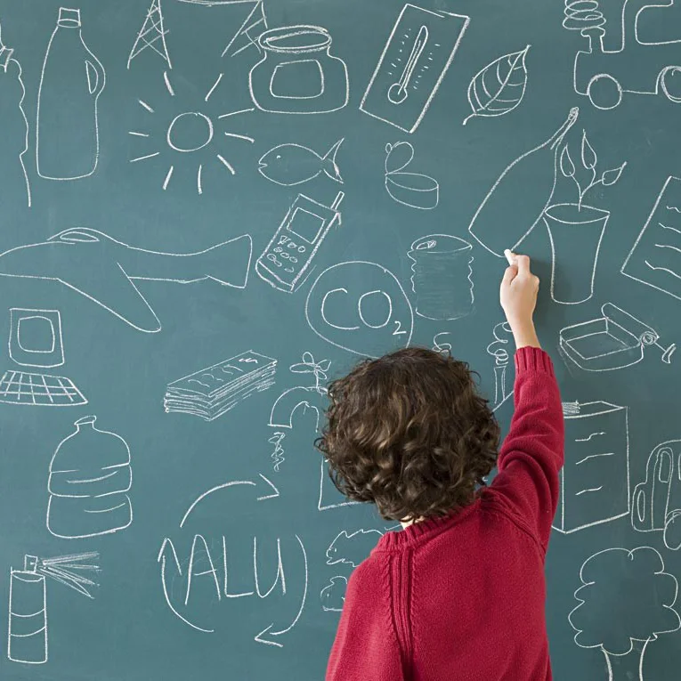 

Blackboard Waterproof Chalkboard Wall Paper For Girls&Boys Decal DIY Removable Black Board Sticker 45 * 200cm With 5Or1