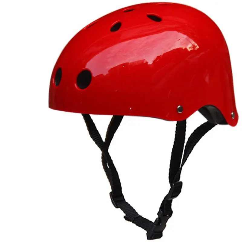 YOUGLE Круглый горный скейт велосипед скутер трюк скейтборд велосипед Велоспорт крушение сильная дорога MTB защитный шлем 3 размера - Цвет: Красный