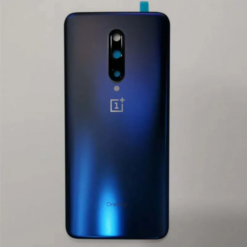 Оригинальное стекло для Oneplus 7 Pro задняя крышка корпуса с камерой Лен чехол батареи с логотипом Замена