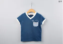 

Summer children's T-shirt delicate dolphin pattern cotton short-sleeved T-shirt  Outwear Baby T-shirt