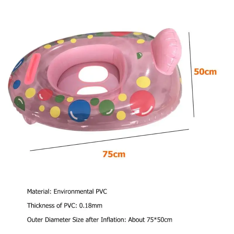 Плавательный круг для детей с мультяшным принтом безопасность младенец надувной плавательный круг для шеи Круг воды дети плоские игрушки