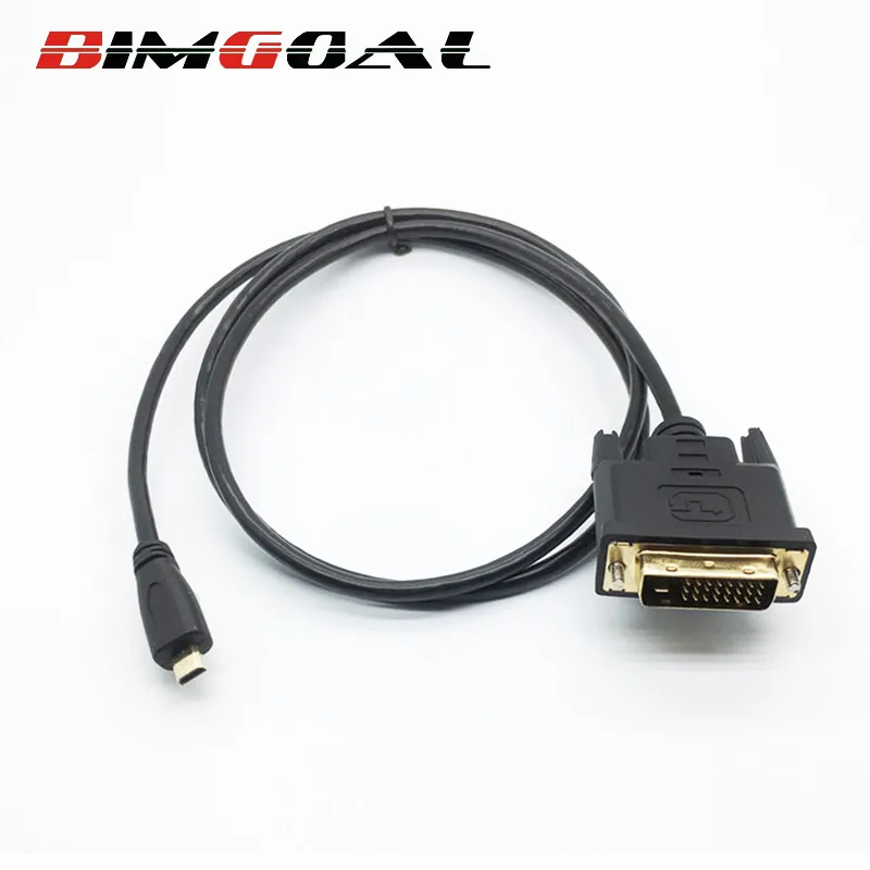 Высокоскоростной микро HDMI дви кабель DVI-D 24+ 1 кабель штекер к разъём HDMI папа dvi кабель для