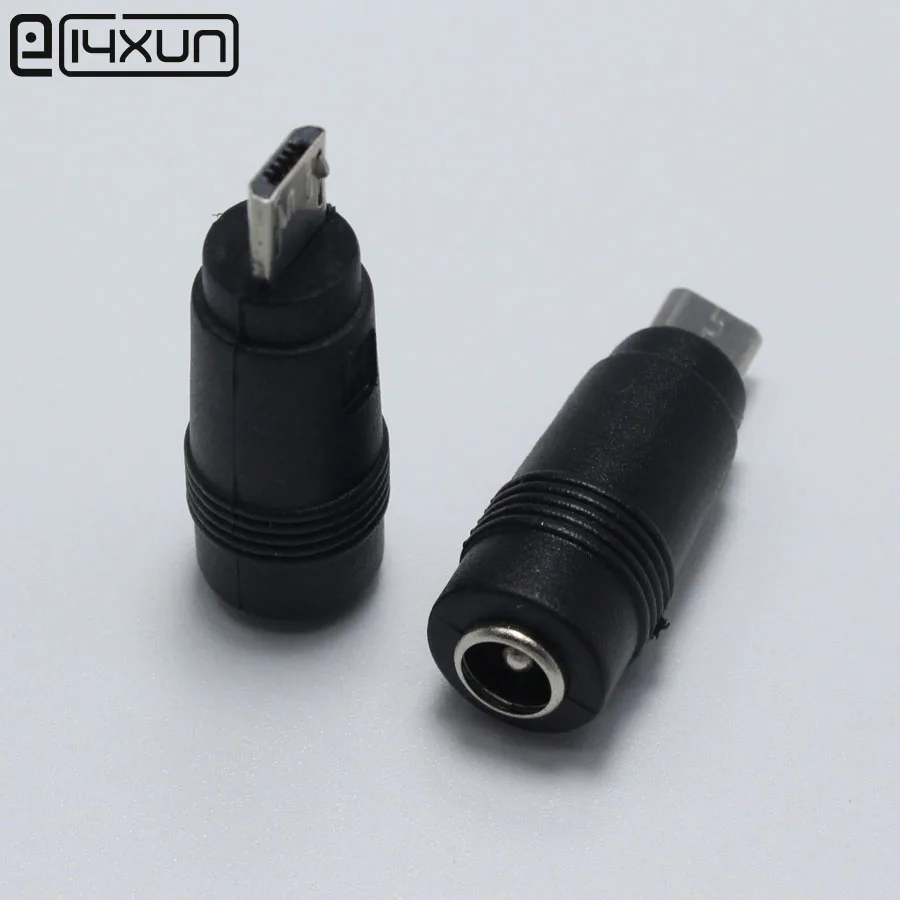 Адаптер питания постоянного тока с гнездом 5 5*2 1 мм на Micro USB 5Pin 180 градусов для V8