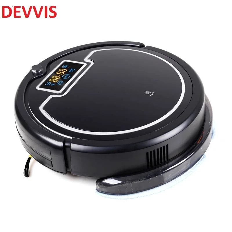 (Russia Warehouse) Robot Vacuum Cleaner with Water Tank,Touch Screen