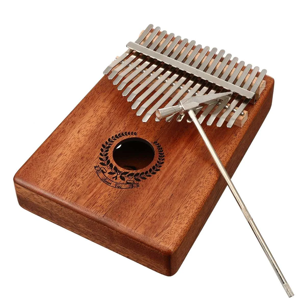 17 ключ деревянный палец пианино калимба Mbira Sanza «пианино для больших пальцев» карманный размер поддерживающая сумка Gecko клавиатура Marimba музыкальный инструмент