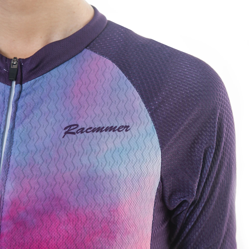 Racmmer 2020 новая дышащая велосипедная Джерси Женская летняя Mtb одежда короткая Майо