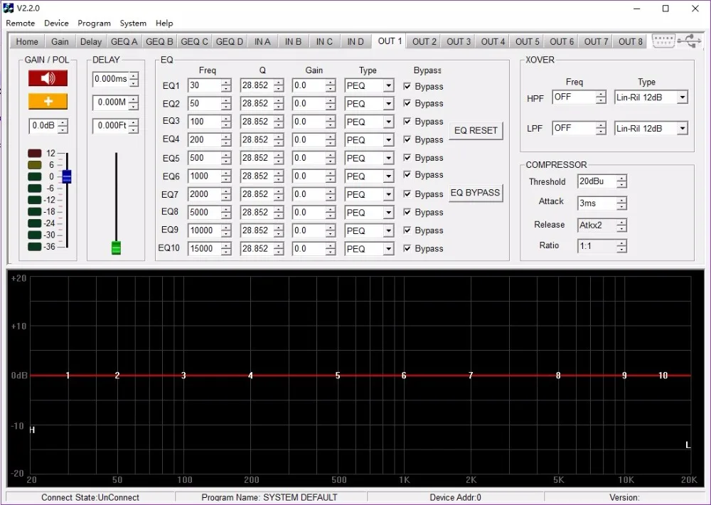 Leicozic DANT3.6 DSP громкоговоритель система Процессор 3in 6out цифровые аудио процессоры программное обеспечение управление processador de аудио AC220V