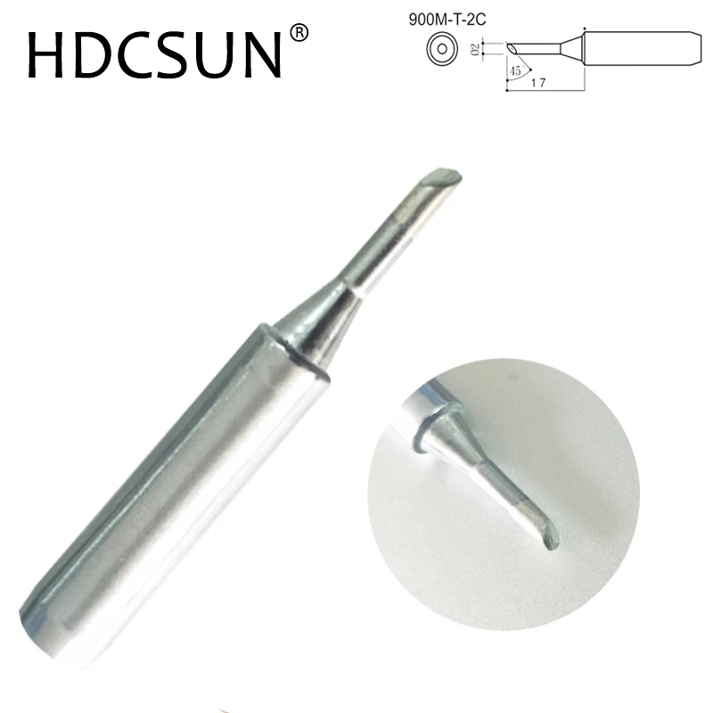 HDCSUN 900M-T-2C паяльник наконечник паяльник ремонт для Saike aoyue yihua cxg 936D 936 852d+ 909D