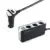 EUGIZMO 4 USB порта 3 Way автомобильный прикуриватель гнездо разветвитель зарядное устройство DC 12 ~ В 24 в прикуриватель гнездо черный Бесплатная доставка - изображение