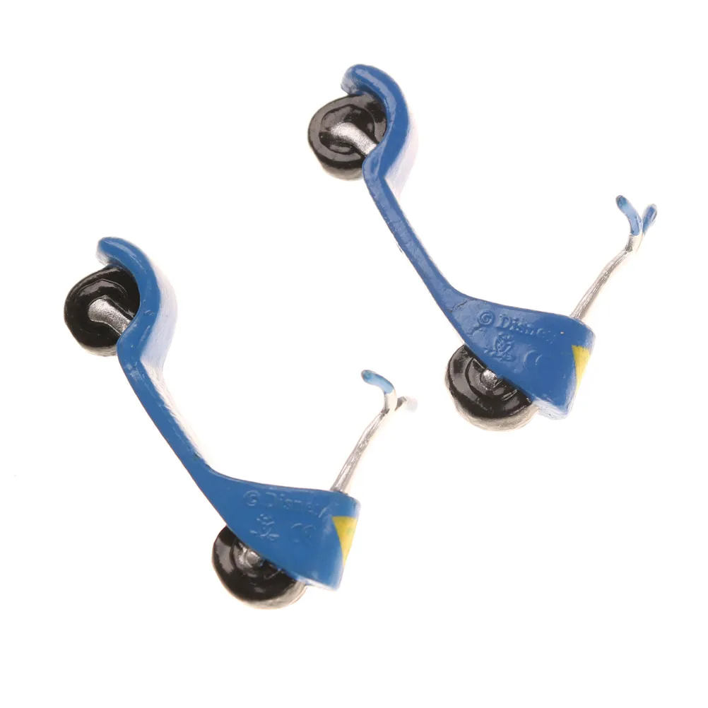 2 قطعة/المجموعة الأزرق دمية سكوتر الأطفال طفل هدية لعبة 1:12 دمية مصغرة الأثاث مصغرة Rement إكسسوارات دمي