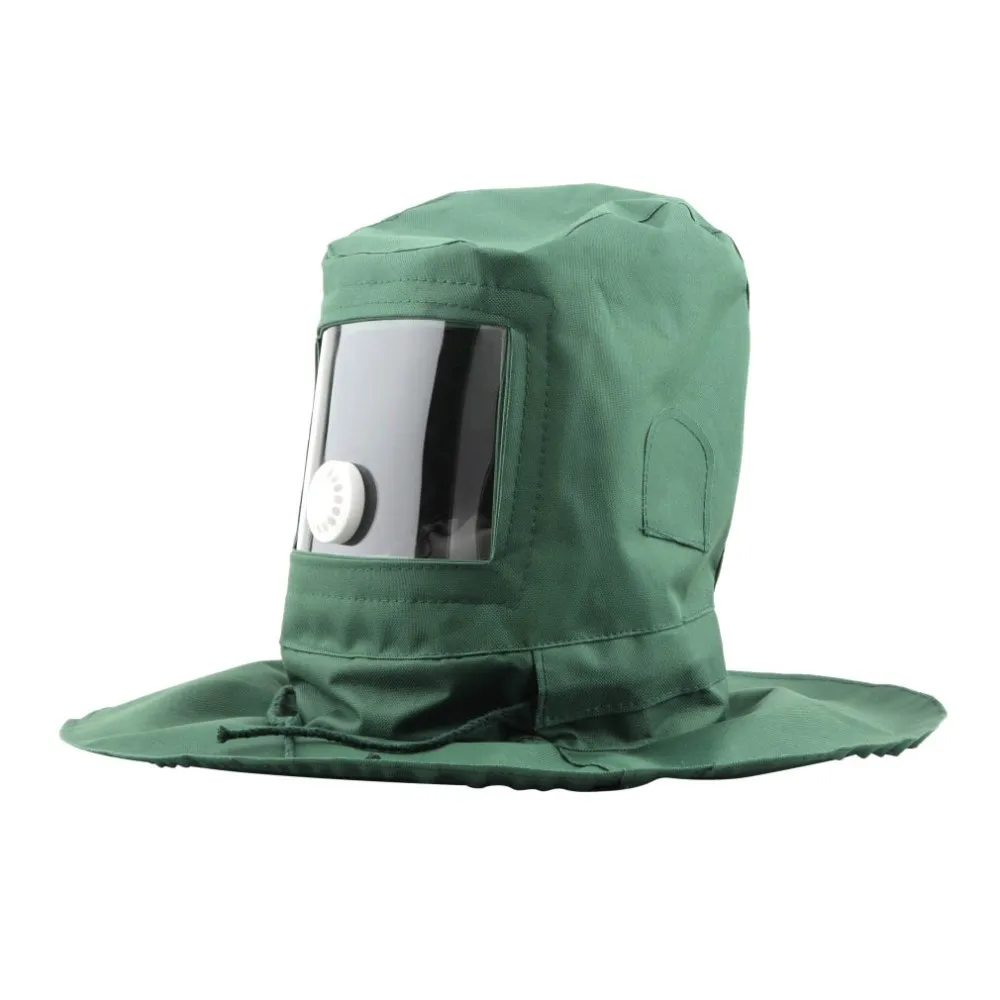 Картина защитная маска пылезащитный капот пескоструйная Защитная крышка промышленный шлифовальный рабочий шлем холст материал зеленый