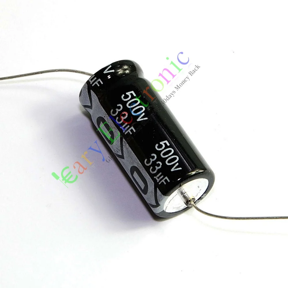 5 шт. осевые электролитические конденсаторы 500 В 33 мкФ 85C|electronic wholesale|electronic capacitorselectronic tube |