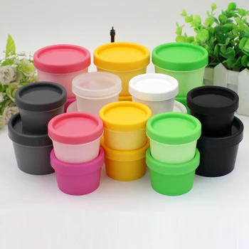 

30pcs 50g 100g PP plastic mask/cream/powder jars bottles makeup packaging containers cosmetic case with insert leak proof cover