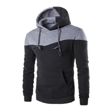 2016 Hoodies Männer Sudaderas Hombre Hip Hop-männer Marke Hoodie Dekorative Tasche Sweatshirt Anzug Slim Fit Männer Hoody XXL