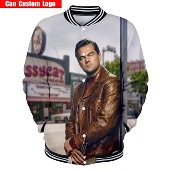 

2019 Once Upon A Time In Hollywood Baseball uniform Women spring Casual Harajuku Baseball Jackets clothes plus size
