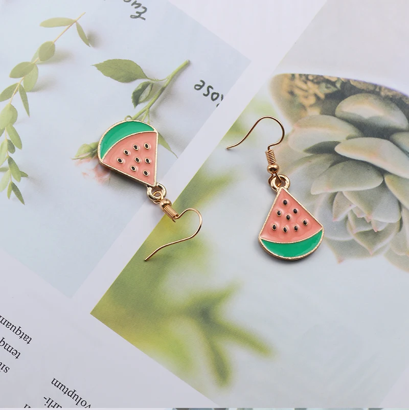 diy earrings for girls cute anime plant earrings trendy