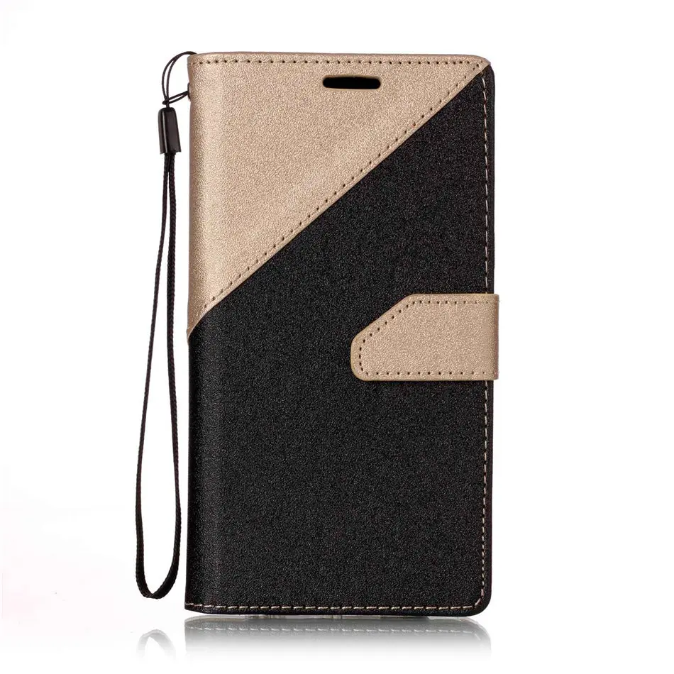 Flip Fundas Leather For Samsung A530 A520 S9 S8 Plus S7 S6 Edge S5 S4 J5 2017 J7 Prime J330 J530 J730 Cases Contrast Color P09Z