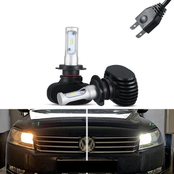 

2x Canbus 6000k White 8000lm H7 Led Light LED Tip Headlight For Passat B7 (2012)